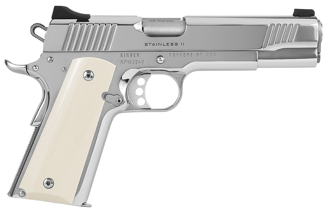 KIMBER 1911 STAINLESS II HIGH POLISH 38SUP - Sale